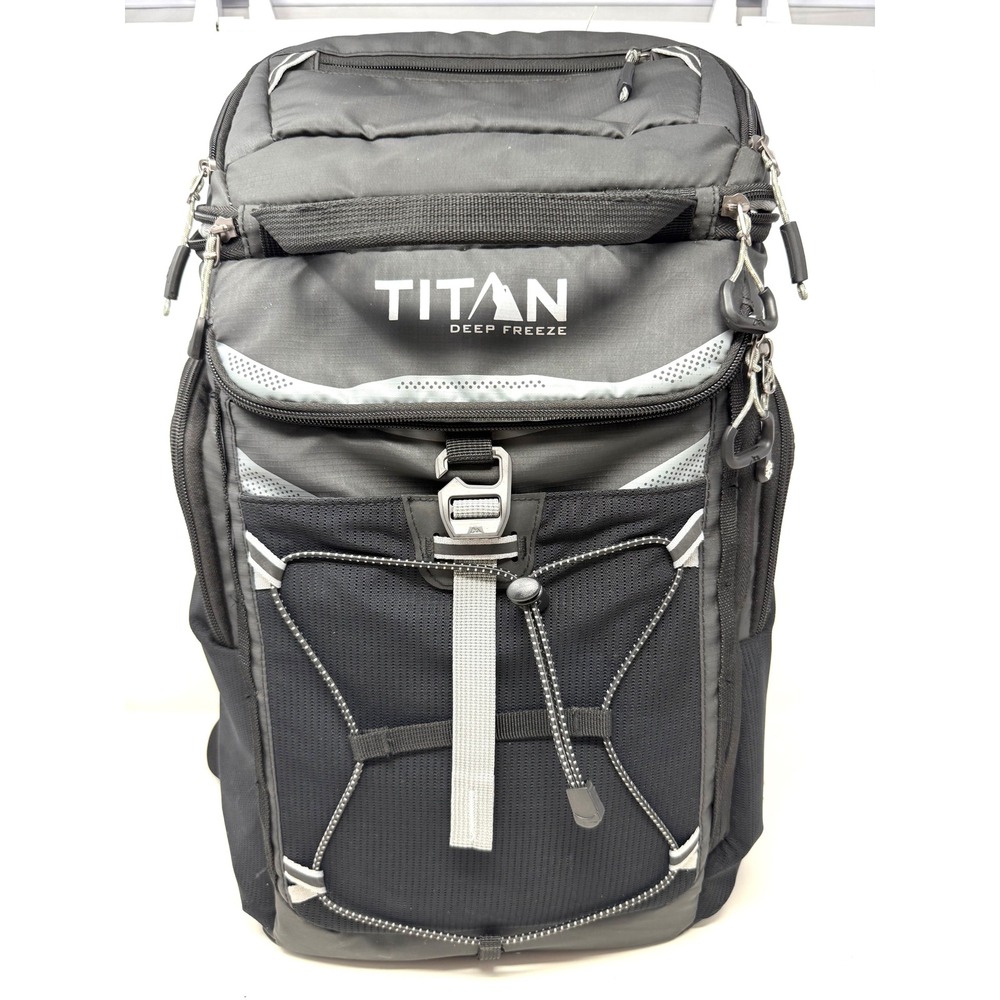 Arctic Zone Titan Deep Freeze Backpack Cooler Gray Black Insulated Bag